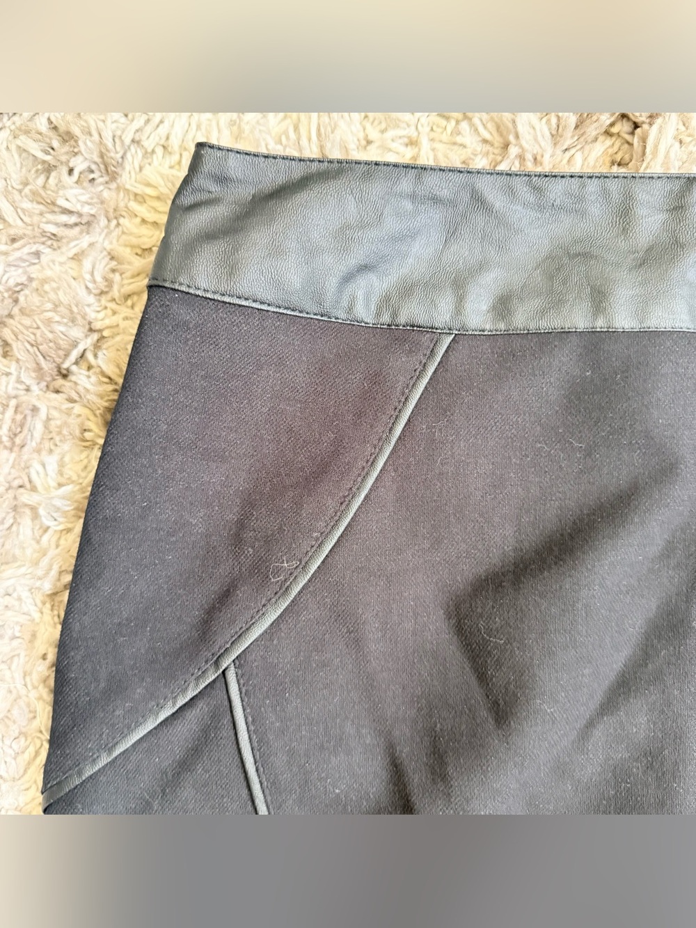 Darling MIDI skirt with Faux Leather Trims - Picture 1 of 5